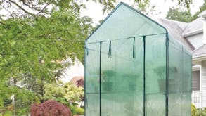 TSB Living Walk-In PE Greenhouse 1.2 x 1.9 x 1.9m - Green