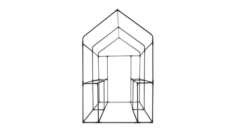 TSB Living Walk-In PE Greenhouse 1.2 x 1.9 x 1.9m - Green