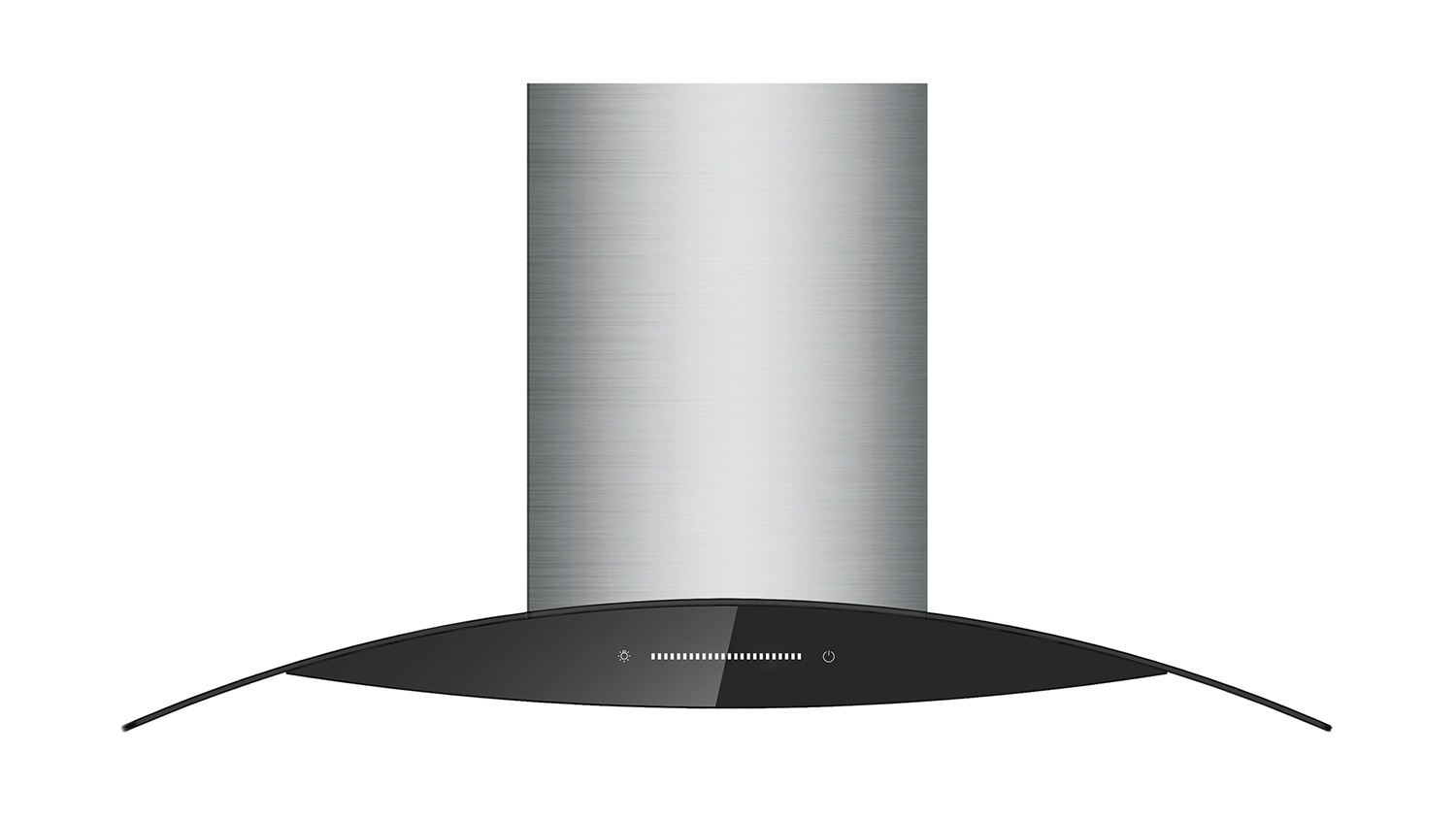 Robinhood 90cm Curved Wall Mounted Rangehood - Stainless Steel (Adonis/RHWC90TG)
