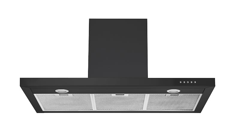 Robinhood 90cm Box Chimney Wall Mounted Rangehood - Black (RWE 900/RWE3CL9MBDC)