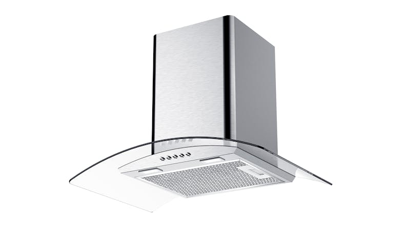 Robinhood 60cm Curved Wall Mounted Rangehood - Stainless Steel (RWK 600/RWK3CL6G)