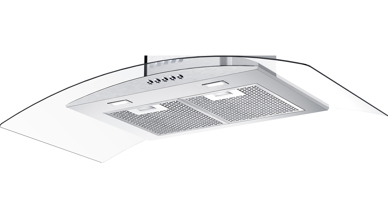 Robinhood 90cm Curved Wall Mounted Rangehood - Stainless Steel (RWK 900/RWK3CL9G)