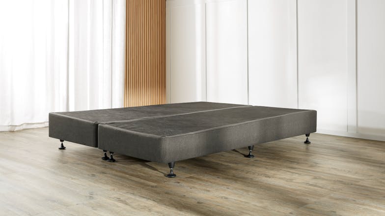 Platform Low Profile Split Bed Base by Sealy - Charcoal