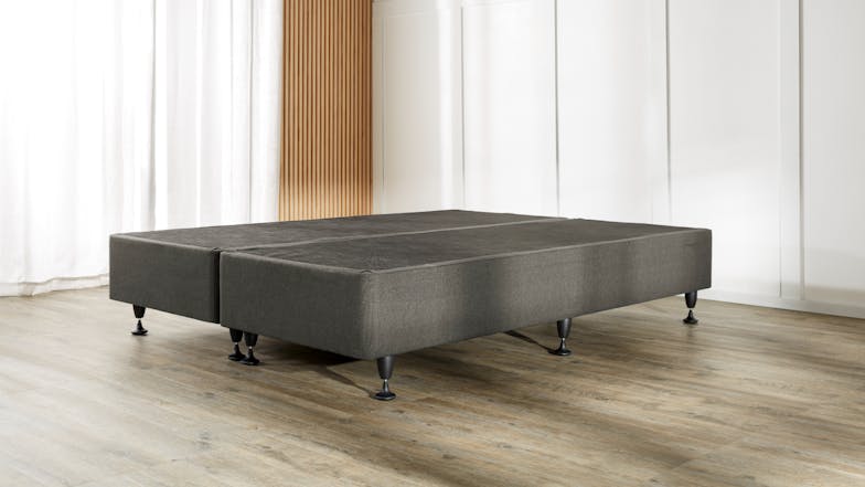 Platform Split Bed Base by Sealy - Charcoal