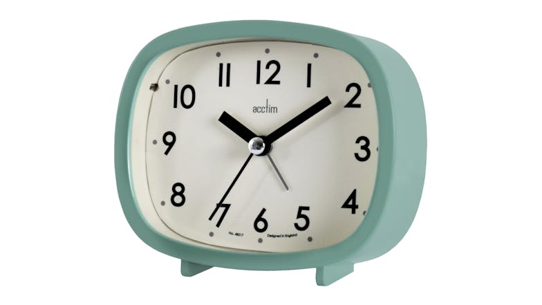 Acctim "Hilda" Alarm Clock - Mint Green