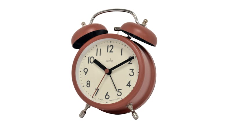 Acctim "Hardwick" Alarm Clock - Soft Coral