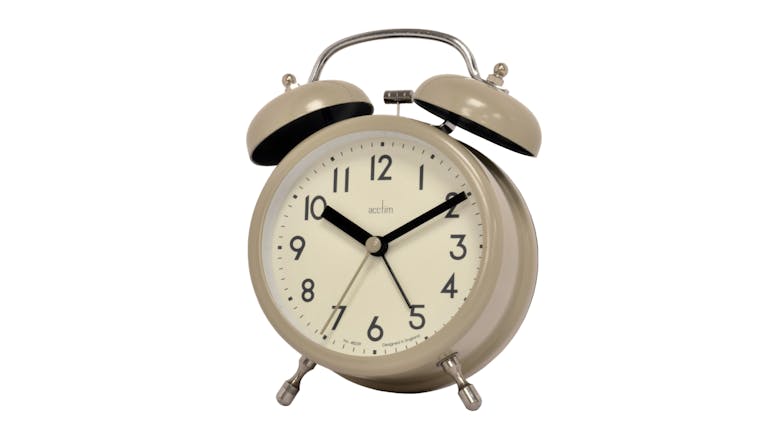 Acctim "Hardwick" Alarm Clock - Taupe