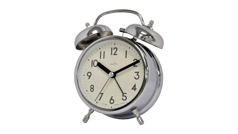 Acctim "Hardwick" Alarm Clock - Chrome