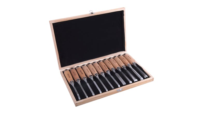 Extol Premium Wood Carving Chisel Set 200mm 12pcs.