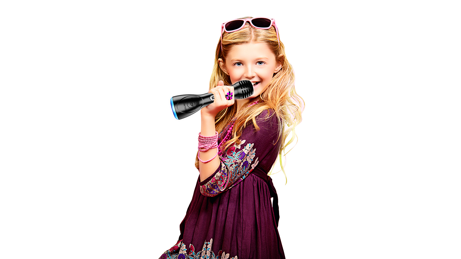 iDance PM6BK Bluetooth Wireless Karaoke Microphone & Speaker Black