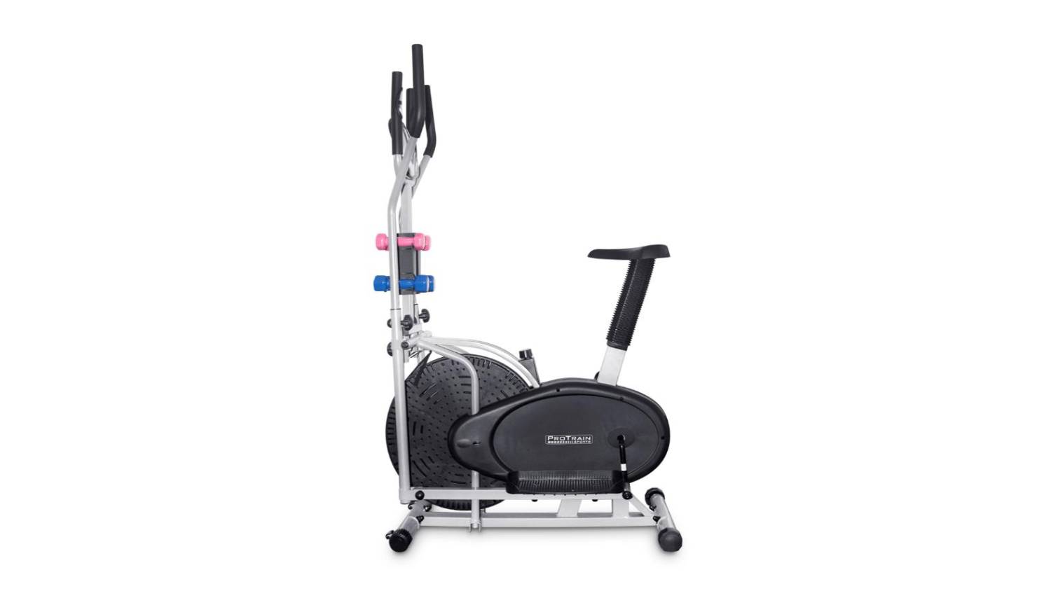 PROTRAIN Eliptical Trainer with Saddle, Dumbbells