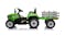 TSB Living Ride On Car - Green Tractor with Trailer