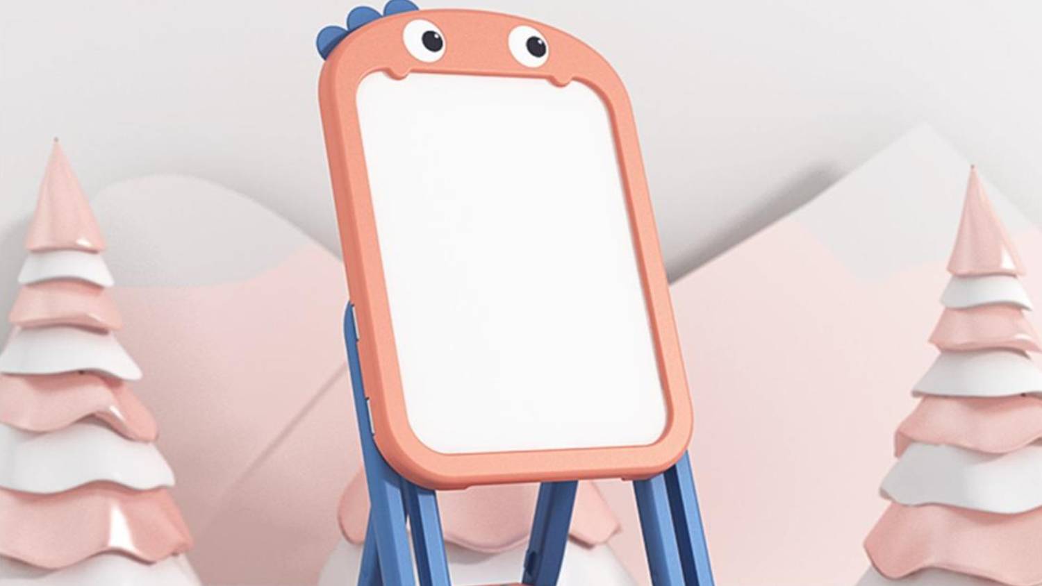 TSB Living Children's Drawing Board with Pens, Eraser - Dinosaur Themed