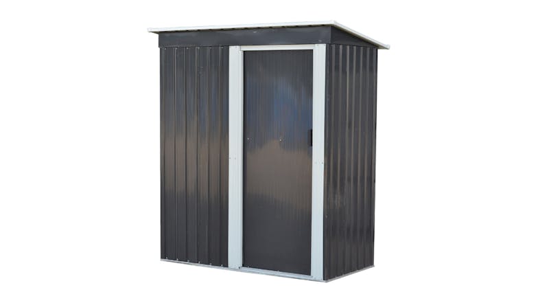 TSB Living Economic Garden Shed 162 x 86 x 181cm - Garden Grey