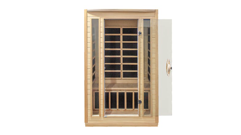 TSB Living 2-Person Infrared Home Sauna with Carbon Heating, Digital Control System