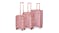 TSB Living Voyage Elite Luggage Case Set 3pcs. - Rose Gold