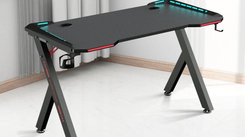 TSB Living Gaming Desk with RGB Light Effects