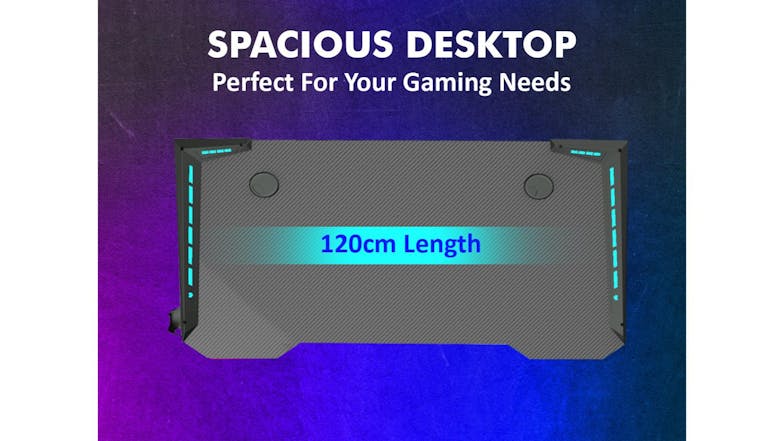 TSB Living Gaming Desk with RGB Light Effects