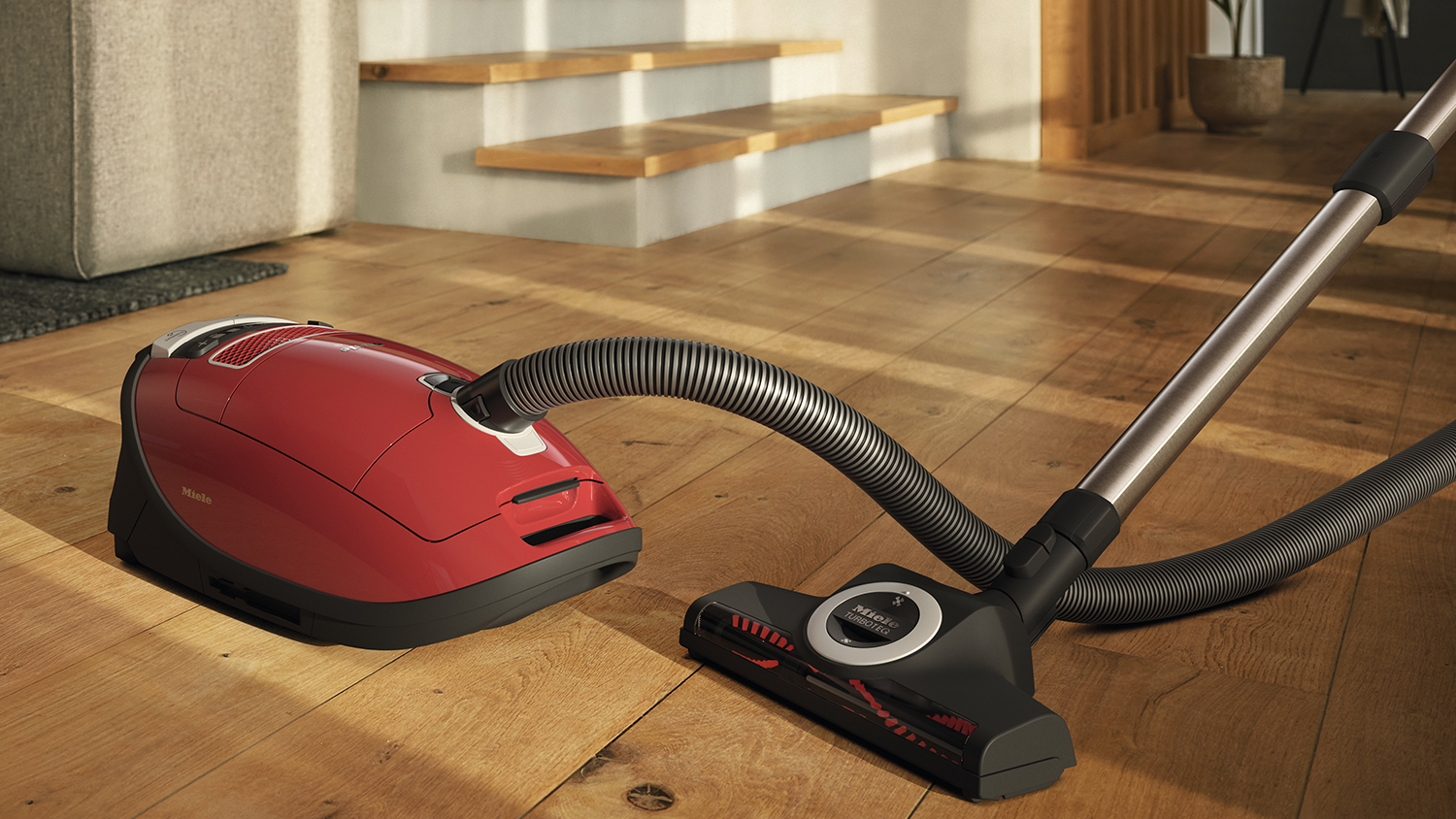 Miele Complete C3 Cat & Dog Vacuum Cleaner Autumn Red Harvey Norman