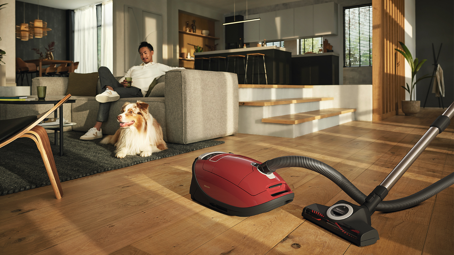 Miele Complete C3 Cat & Dog Vacuum Cleaner Autumn Red Harvey Norman