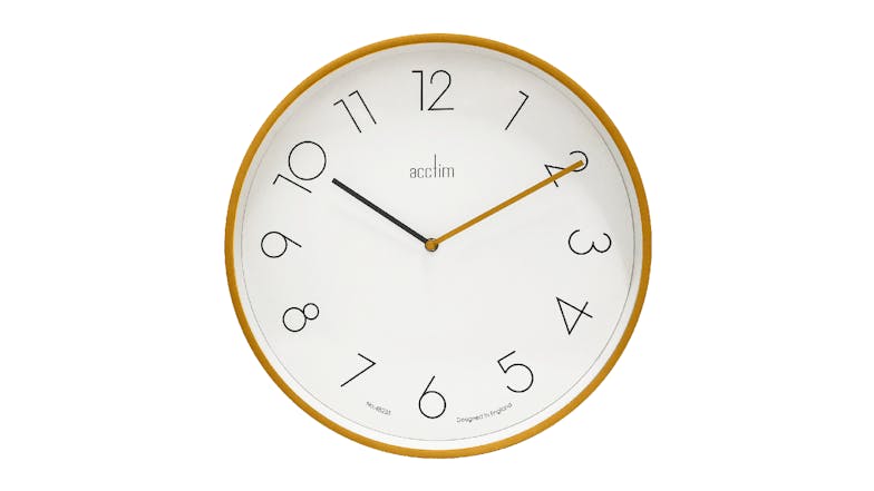 Acctim "Kista" Wall Clock - Dijon