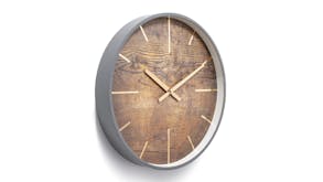 Acctim "Hancock" Wall Clock - Grey/Oak