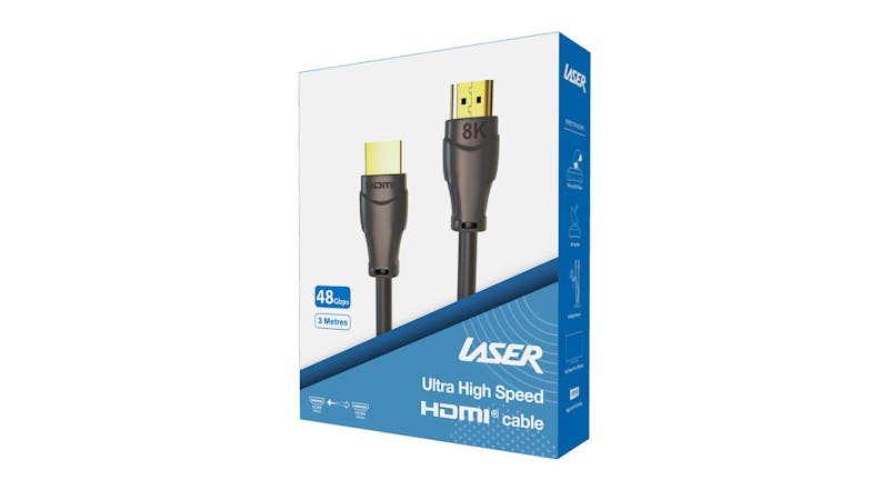 Laser 8K Gold HDMI 2.1 Cable - 3m