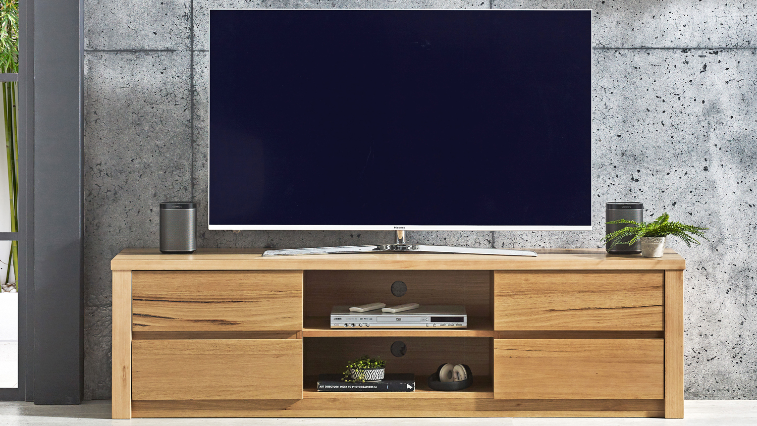 Atoka 1800mm 4-Drawer Entertainment Unit