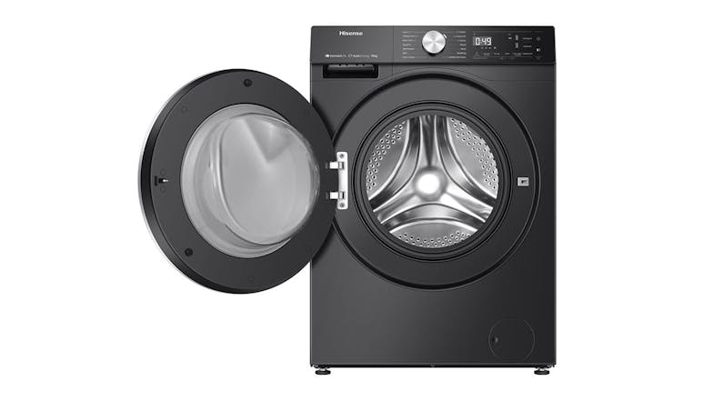 Hisense 10kg 13 Program Front Loading Washing Machine - Black (Series 7/HWFS1015AB)