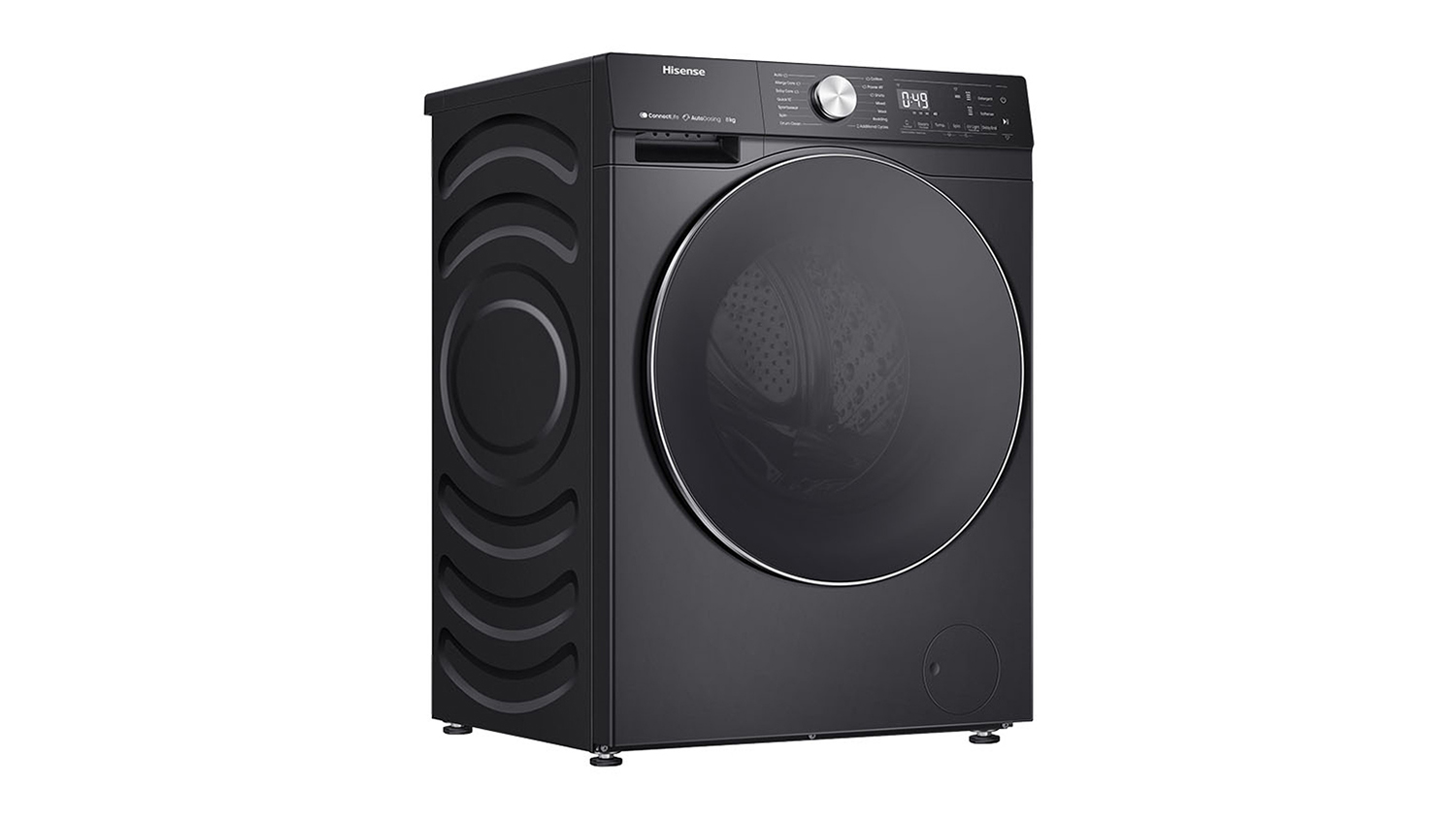 Hisense 8kg 13 Program Front Loading Washing Machine - Black 