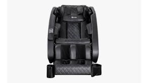 TSB Living Full-Body Massage Chair with Leg Warmer, Transport Wheels - Silver