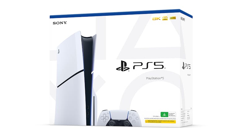 PlayStation 5 Slim Disc Edition Console - 1TB (White)