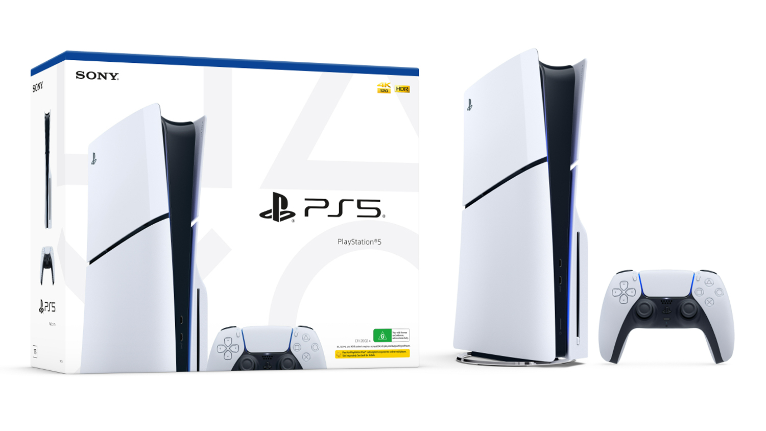 PlayStation 5 Slim Disc Edition Console - 1TB (White)