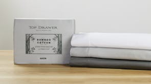250TC Bamboo Cotton Blend Sheet Set by Top Drawer - 45cm drop