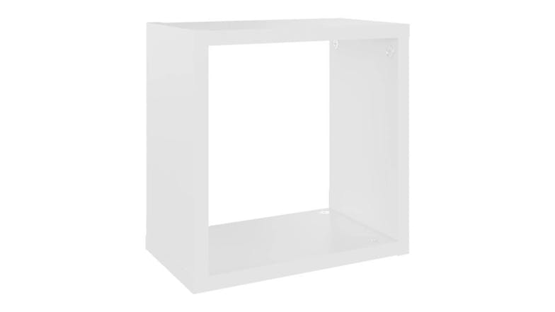 NNEVL Wall Shelves Floating Rectangle 4pcs. 26 x 15 x 26cm - White