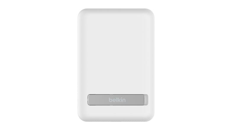 Belkin Boost Charge 5000mAh Magnetic Power Bank with Stand - White