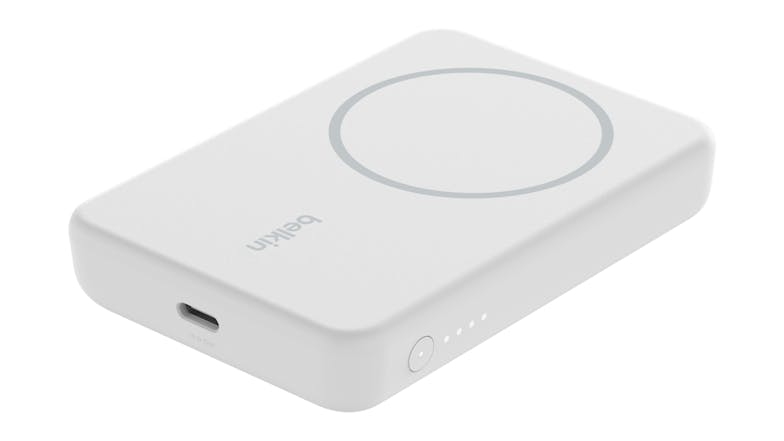 Belkin Boost Charge 5000mAh Magnetic Power Bank with Stand - White