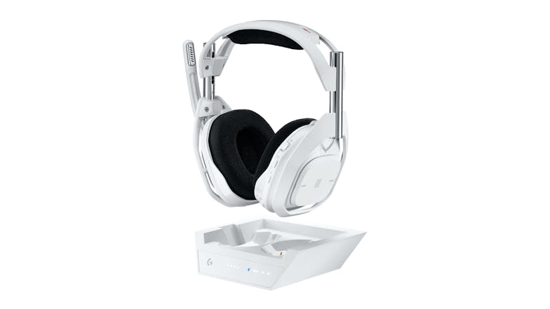 Logitech G Astro A50 X LIGHTSPEED Wireless Gaming Headset with Base Station - White
