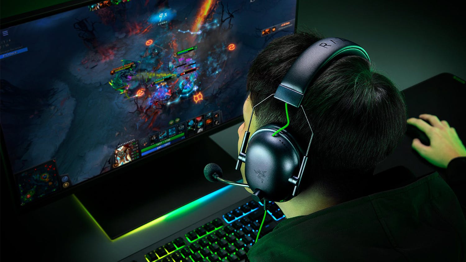 Razer BlackShark V2 X Wired Gaming Headset - Black