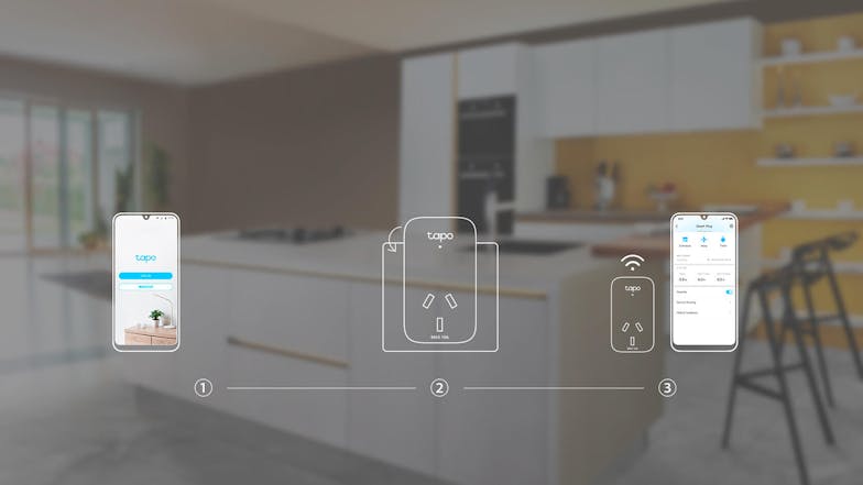 TP-Link Tapo P110 10A Mini Smart Wi-Fi Plug with Energy Monitoring - 1 Pack