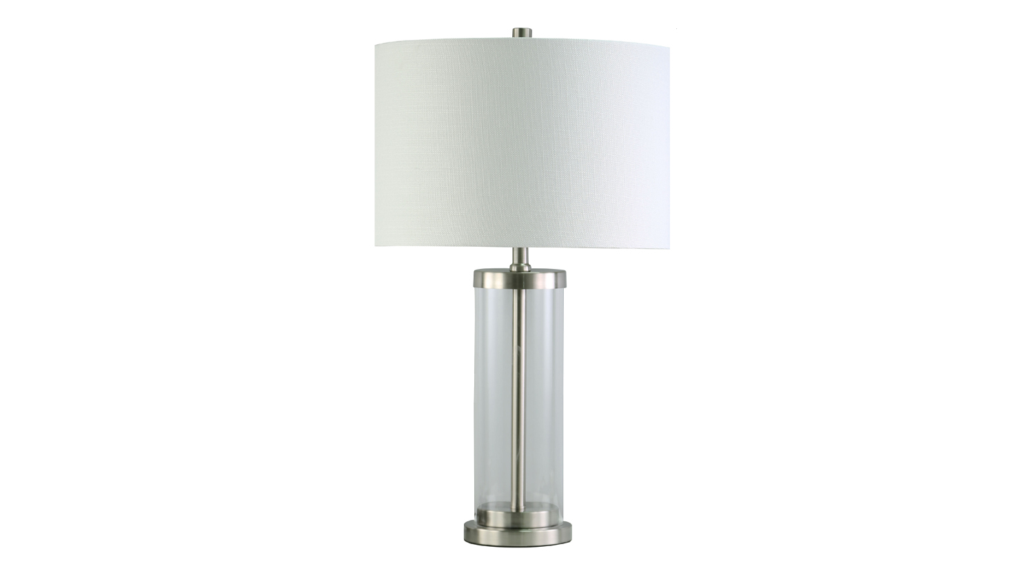 Empire 65cm Table Lamp by Shady Lady - Nickel
