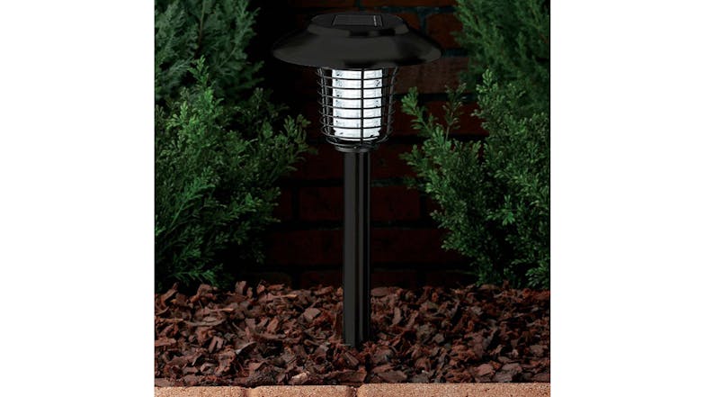 Lenoxx Solar-Powered Outdoor Bug Repellant Stake Light - Black