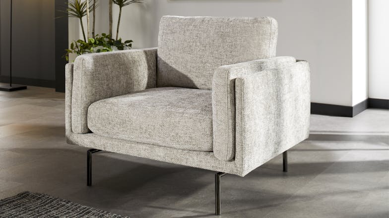Watson Fabric Armchair - Slate