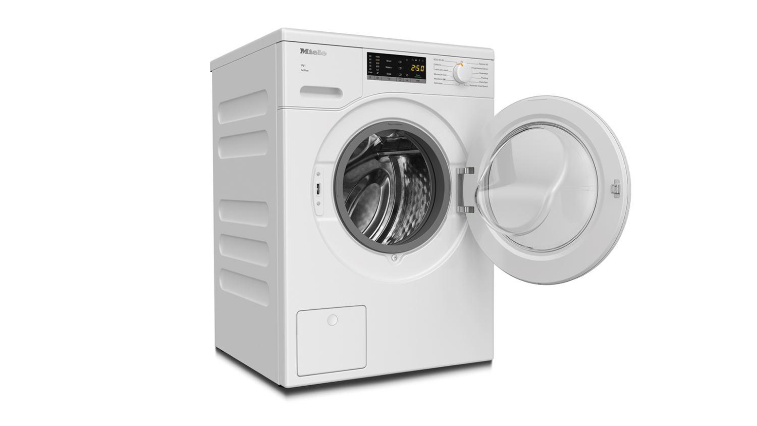 Miele 7kg 12 Program Front Loading Washing Machine Lotus White