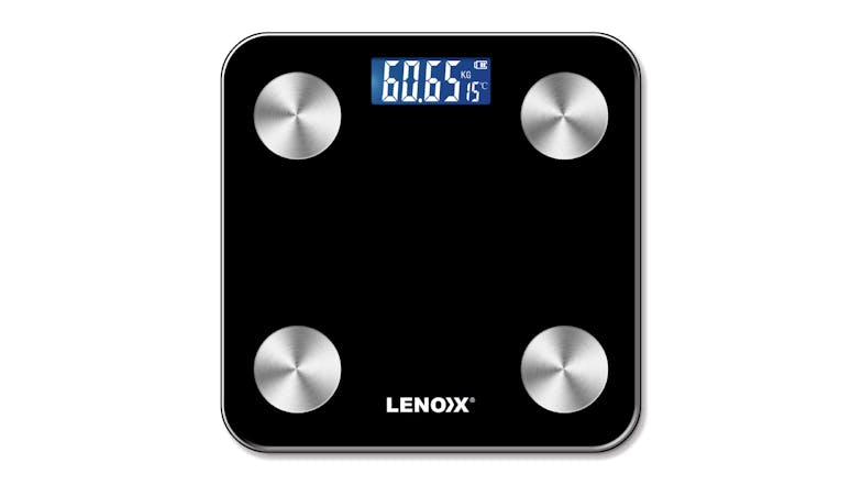 Lenoxx Smart Body Scale with Bluetooth, App Connectivity