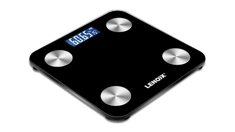 Lenoxx Smart Body Scale with Bluetooth, App Connectivity