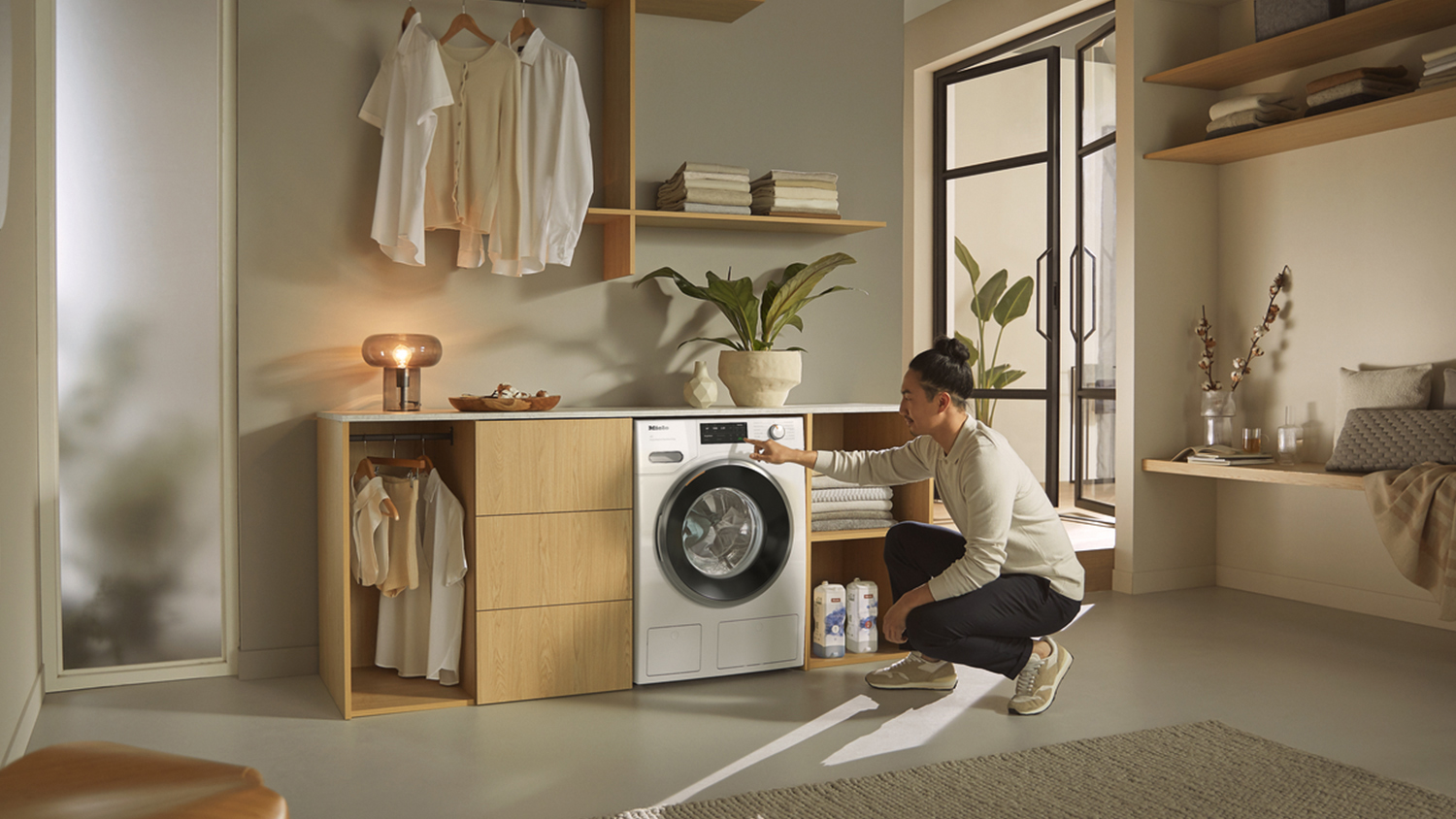 Miele 9kg 22 Program Front Loading Washing Machine - Lotus White (WWI860 WCS/11407370)