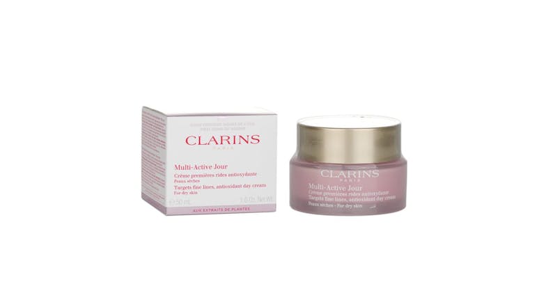 Clarins Multi-Active Day Targets Fine Lines Antioxidant Day Cream - For Dry Skin - 50ml/1.6oz