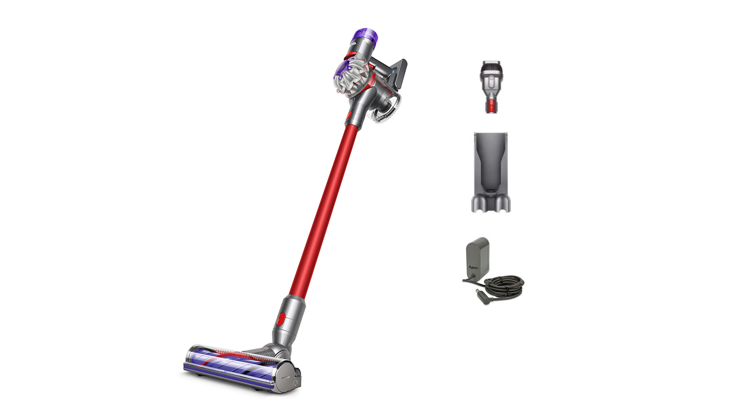 Dyson V8 Origin Handstick Vacuum Cleaner - Red