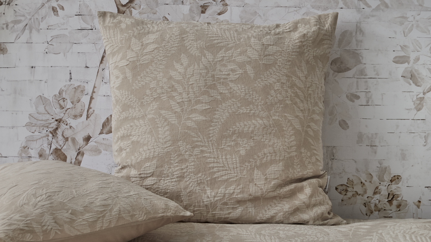 Willow Natural European Pillowcase by Luxotic Harvey Norman New Zealand
